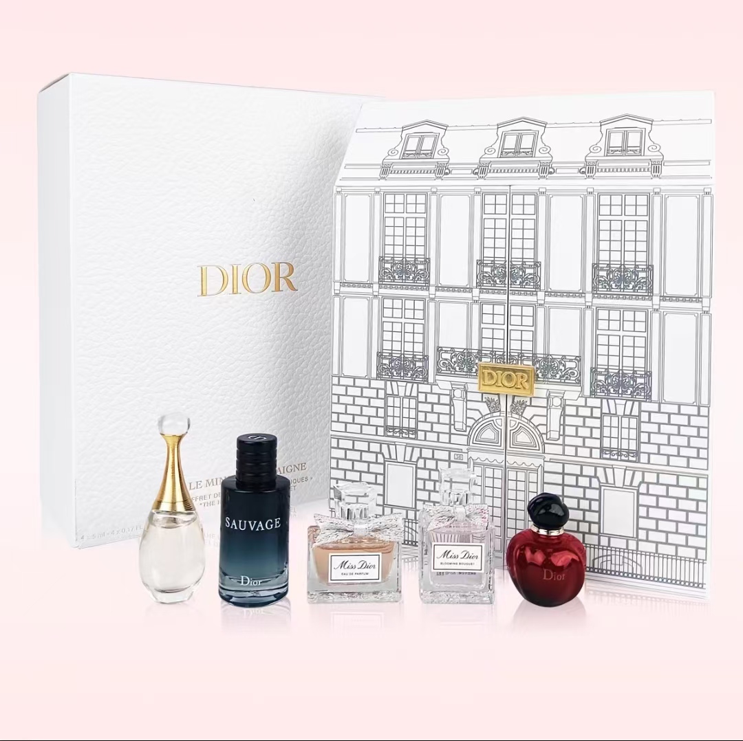 Dior Castle Series Perfume Sample Set of Five Pieces 5ml