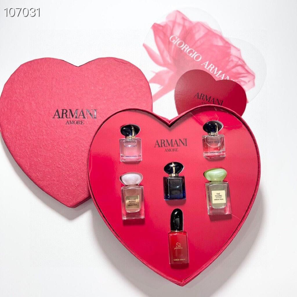 Armani Eau de Parfum Heart 6-piece set, 7.5ml